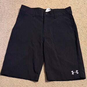 Under Armour Kids Black Golf Shorts